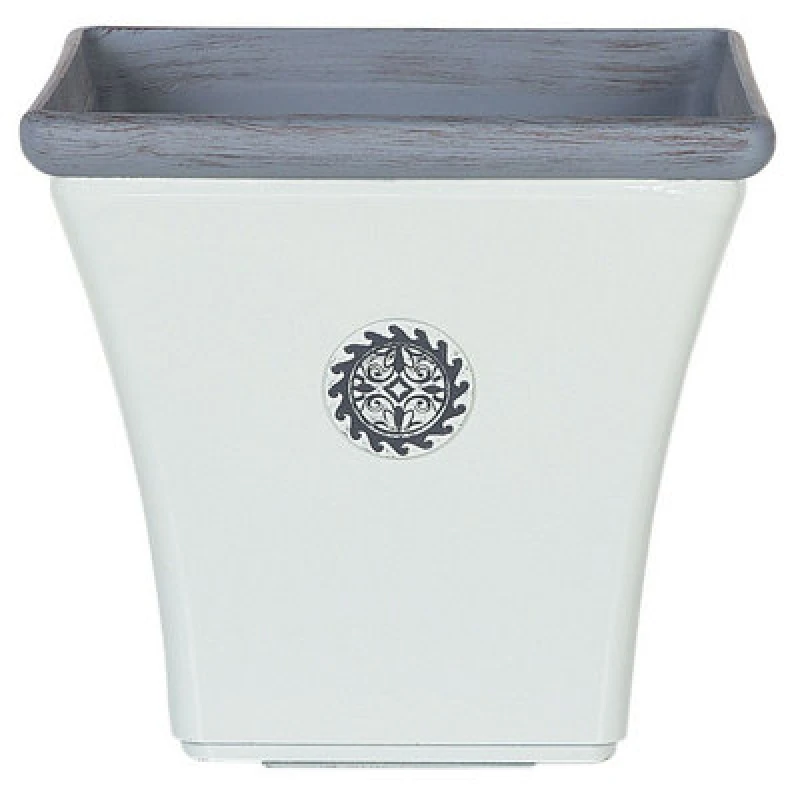 Image of Beliani Plant Pot Elateia 37cm White