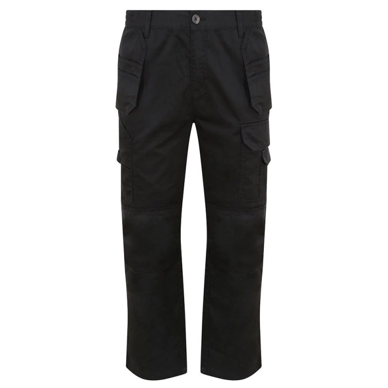 Image of PRORTX PRORTX Men Tradesman Cargo Trousers in Black Size: 3X-Large Black XXXL Male 5063425809899