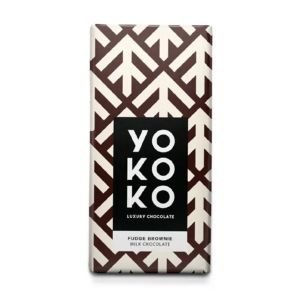 Image of Yokoko Yokoko Chocolate Bar Fudge Brownie Milk Chocolate (Bar 100g) - 0401367 0401367