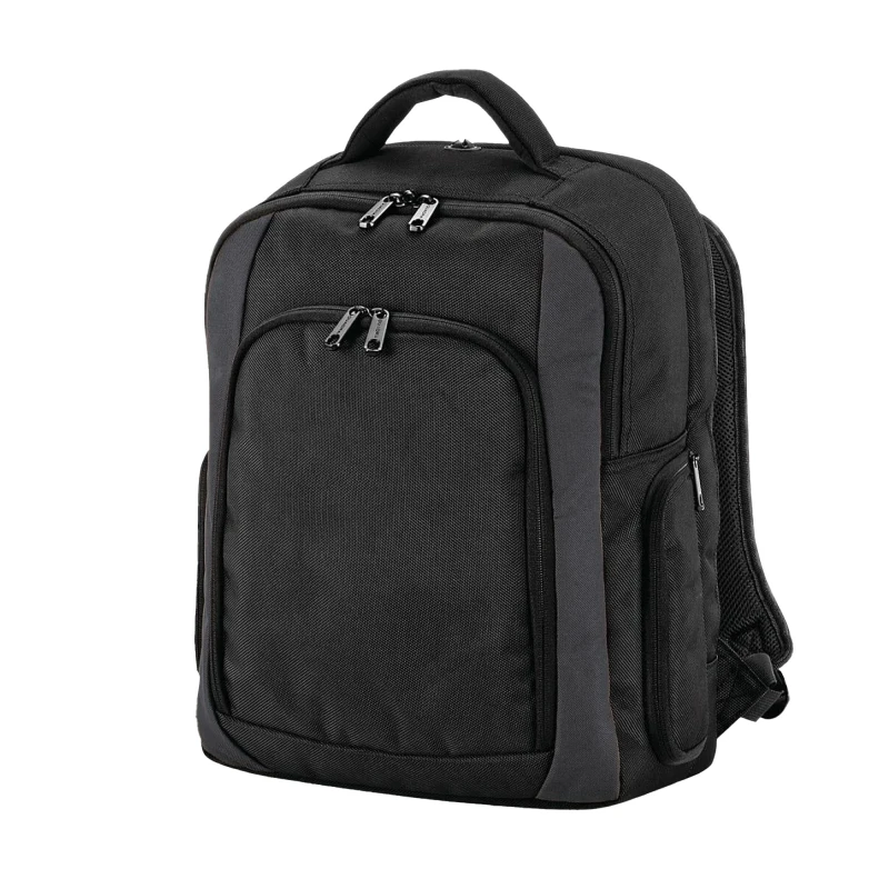 Image of Quadra Mens Tungsten Laptop Backpack - 23 Litres in Black Male One Size