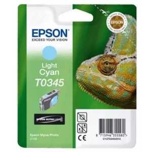 Image of Epson Chameleon T0345 Light Cyan Ink Cartridge
