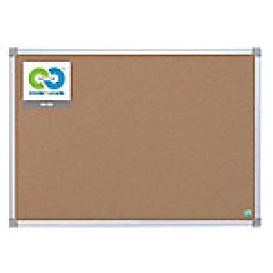 Image of Bi-Office Cork Board Brown 180 x 90 cm