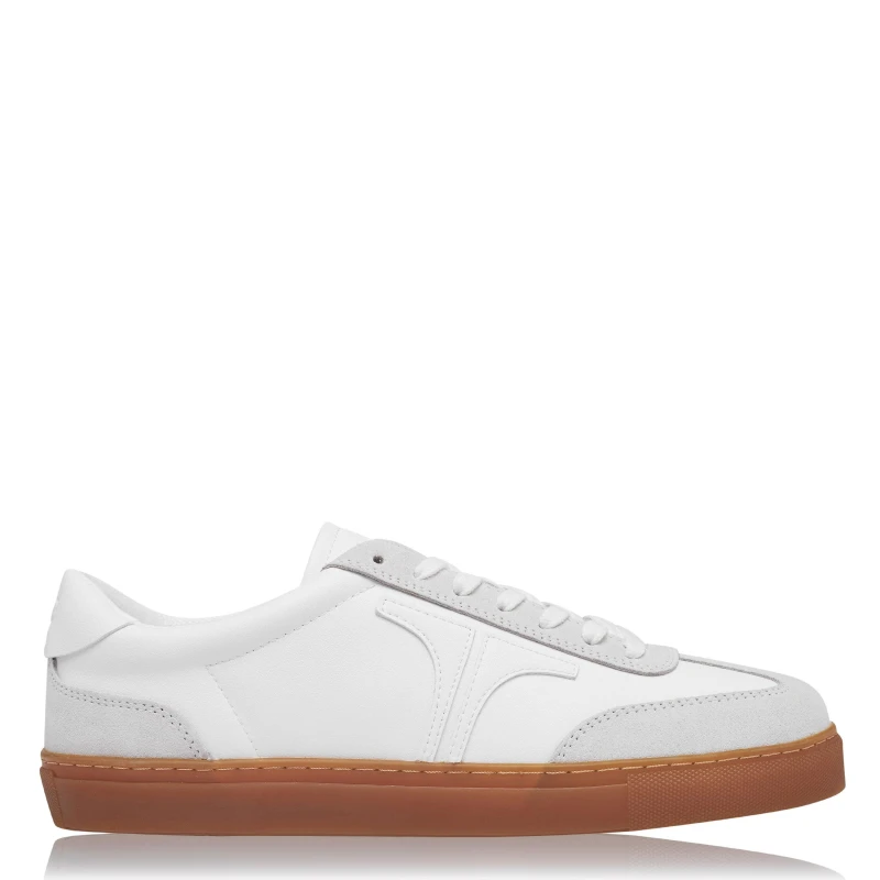 Image of Ted Baker Robert Leather Trainers - White White 7