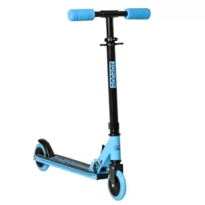 Image of Homcom Foldable Scooter For Kids Toddler With Adjustable Height Brake Blue