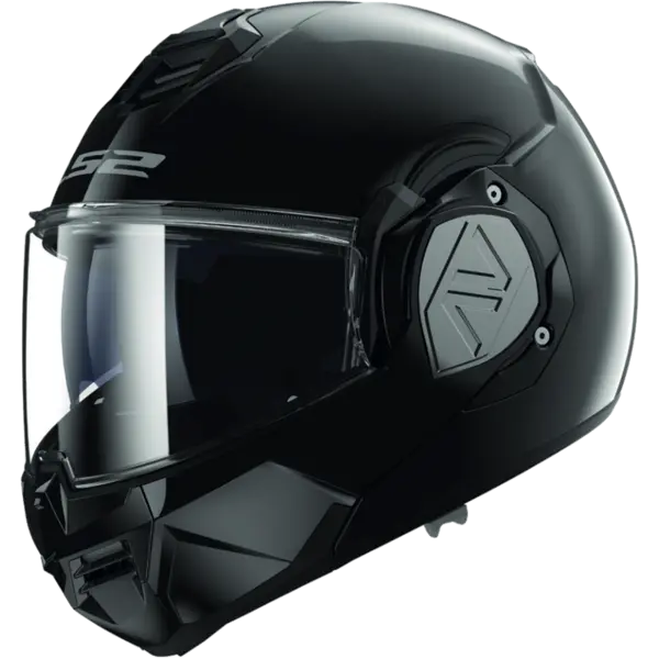 Image of LS2 FF906 Advant Solid Gloss Black Modular Helmet Size 3XL