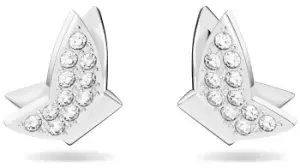 Image of Swarovski 5636424 Lilia Butterfly Stud Earrings Rhodium Jewellery