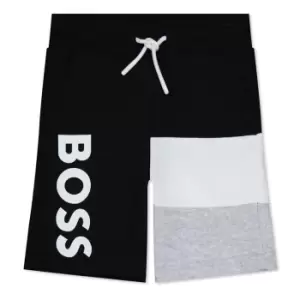 Image of Boss Large Logo Shorts Juniors - Black