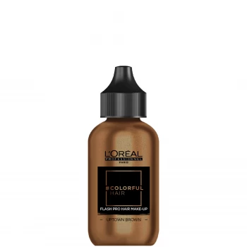 Image of LOreal Professionnel Flash Pro Hair Make-Up - Uptown Brown 60ml