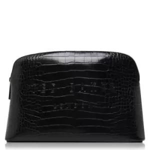 Image of Ted Baker Crocana Large Wash Bag Womens - Black