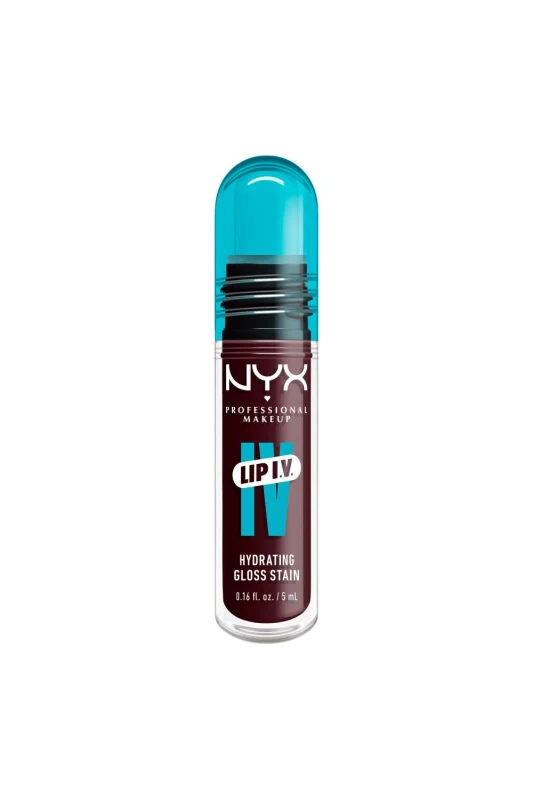 Image of NYX Lip I.V. Hydrating Gloss Stain Mauve N' Moist! 5 ml