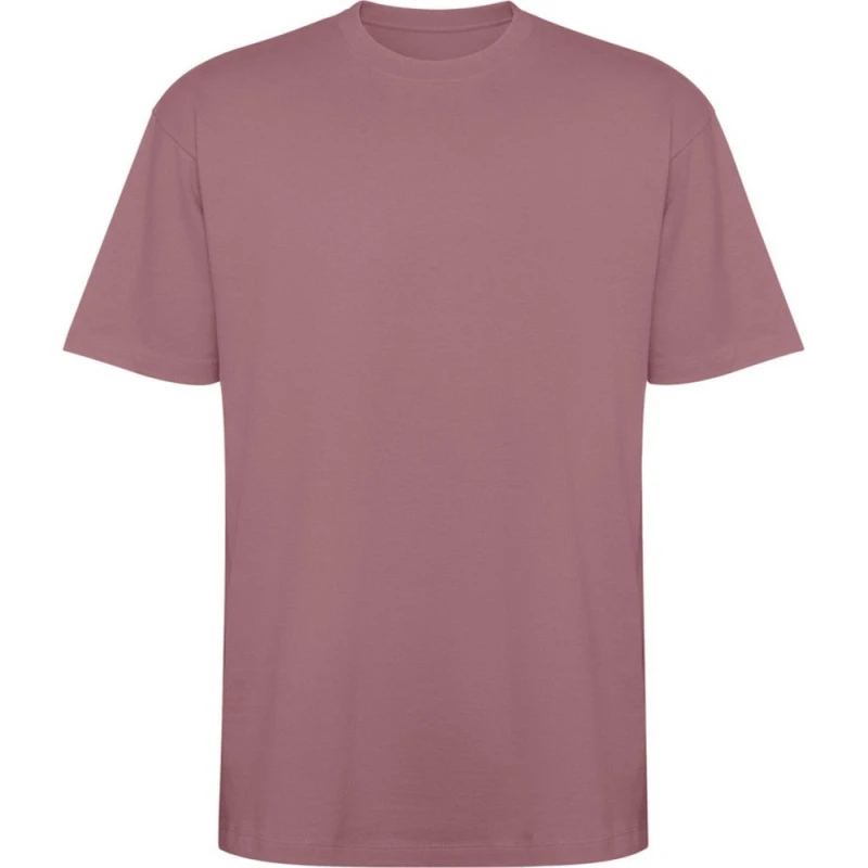 Image of ROLY ROLY Men Bull Oversized Short-Sleeved T-Shirt in Maroon Size: X-Small Maroon XS Male 5063806626169