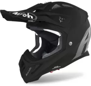 Image of Airoh Aviator ACE Color Motocross Helmet, black, Size S, black, Size S