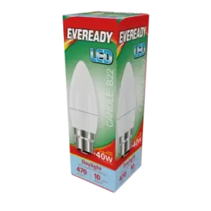 Image of Eveready LED Candle 6W 480lm Daylight 6500k B22