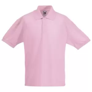 Image of Fruit Of The Loom Childrens/Kids Unisex 65/35 Pique Polo Shirt (3-4) (Light Pink)