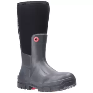 Image of Dunlop Snugboot Pioneer Plain PU Wellingtons Black Size 10