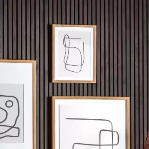 Image of Velma Line Drawing Framed Art Black/white