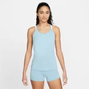 Image of Nike Dri-FIT One Womens Standard Fit Tank - Blue
