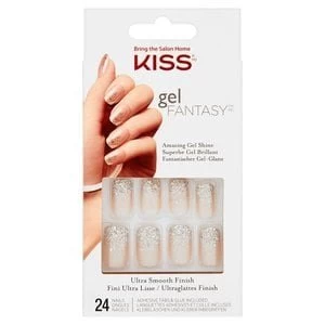 Image of Kiss Gel Fake Nails - Fanciful Nude