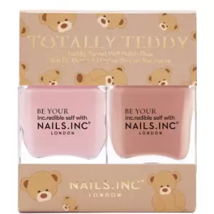 Image of nails inc. Totally Teddy Nail Polish Duo