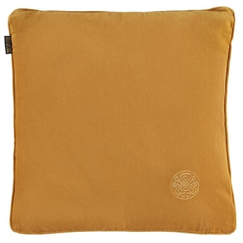 Image of Biba Velvet Cushion - Mustard