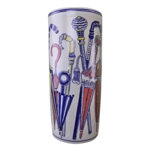 Image of Umbrella Stand, Pastel Coloured Umbrellas Design
