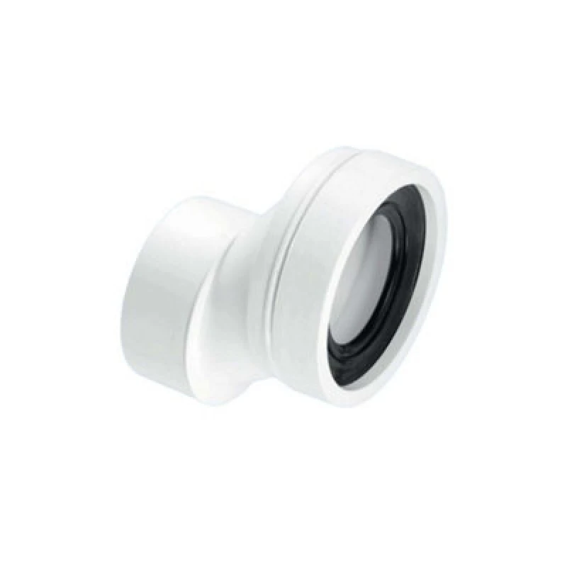 Image of McAlpine WC-CON4B 40mm Offset Rigid WC Connector White
