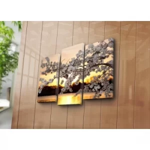 Image of 3PATK-5 Multicolor Decorative Canvas Painting (3 Pieces)