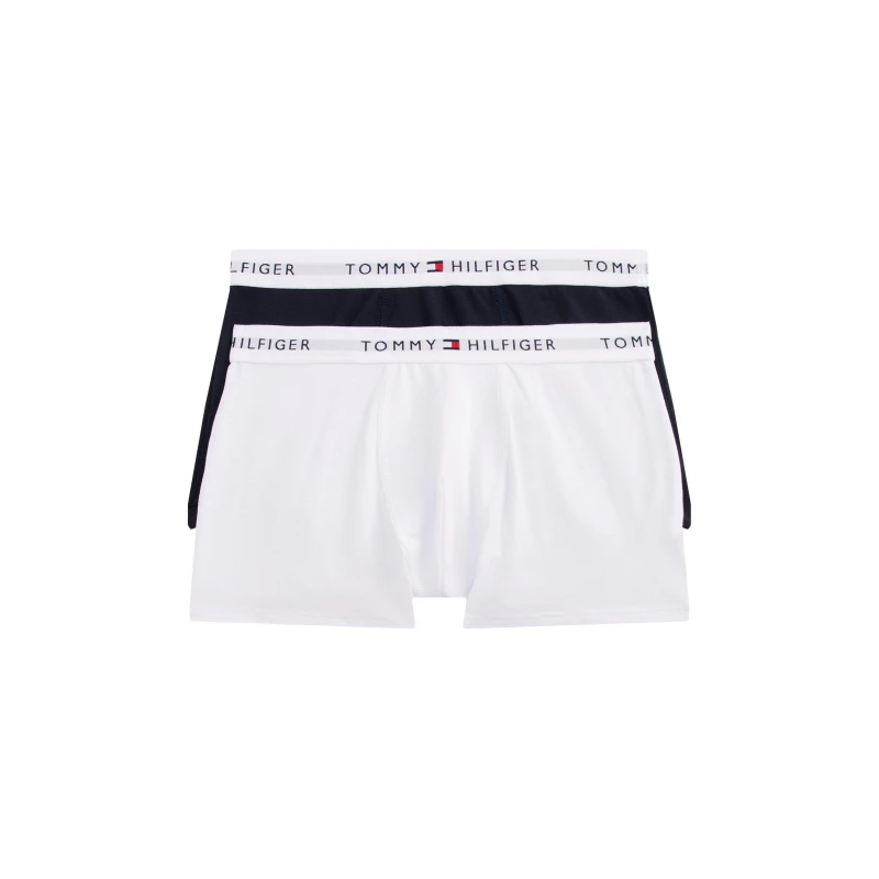 Image of Tommy Hilfiger 2 PK TRUNK Wht/Desert 0WU male 12-14Y