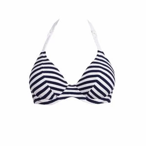 Image of Freya Drift Away halterneck bikini top Blue