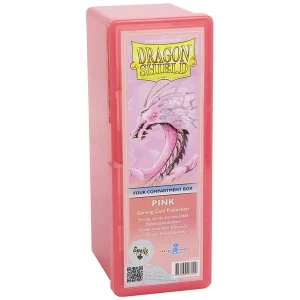 Image of Dragon Shield Storage Box With 4 compartments - Pink