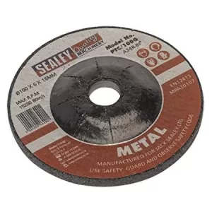 Image of Genuine SEALEY PTC/100CET5 Cutting Disc Ø100 x 1.2mm 16mm Bore Pack of 5