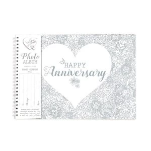 Image of Said with Sentiment Photo Album Happy Anniversary