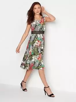 Image of Long Tall Sally Skater Dress - Black, Size 16, Women