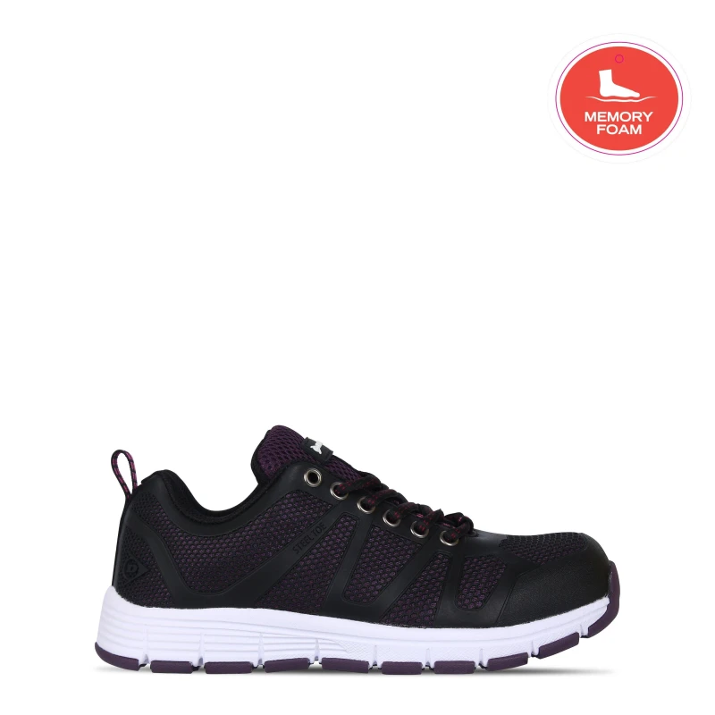 Image of Dunlop Reno Womens Safety Shoes - Black 2