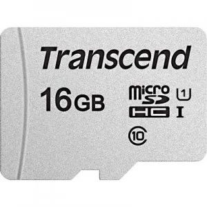 Image of Transcend Premium 300S microSDHC card 16GB Class 10, UHS-I, UHS-Class 1
