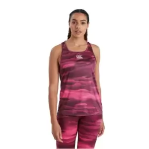 Image of Canterbury Vapodri Superlight Graphic Racerback Vest - Purple