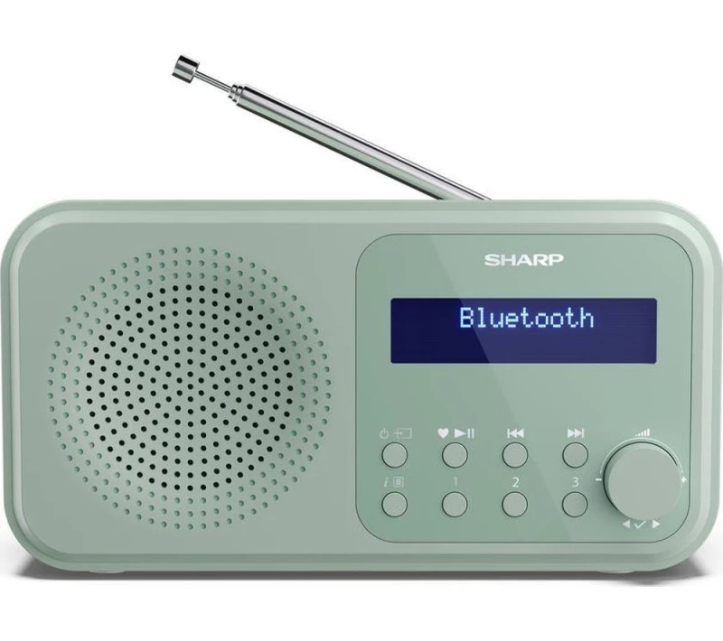 Image of Sharp Tokyo DR-P420 Portable DAB Bluetooth Radio - Aquamarine Green 4974019204437