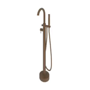 Image of Bronze Freestanding Bath Shower Mixer Tap - Kuro