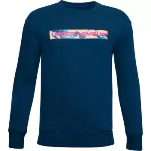 Image of Under Armour Rival Fleece Sweatshirt Juniors - Blue