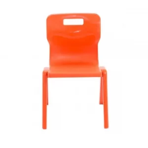Image of TC Office Titan One Piece Chair Size 4, Orange