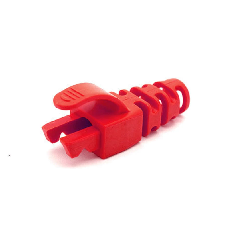 Image of Cablenet Cablenet RJ45 Snagless Strain Relief Flush Boot Red 6.5mm 22-2060