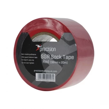 Image of Precision SGR Sock Tape 38mm (Pack of 5) - Red
