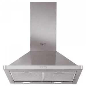 Image of Hotpoint PHPN65FLM 60cm Chimney Cooker Hood