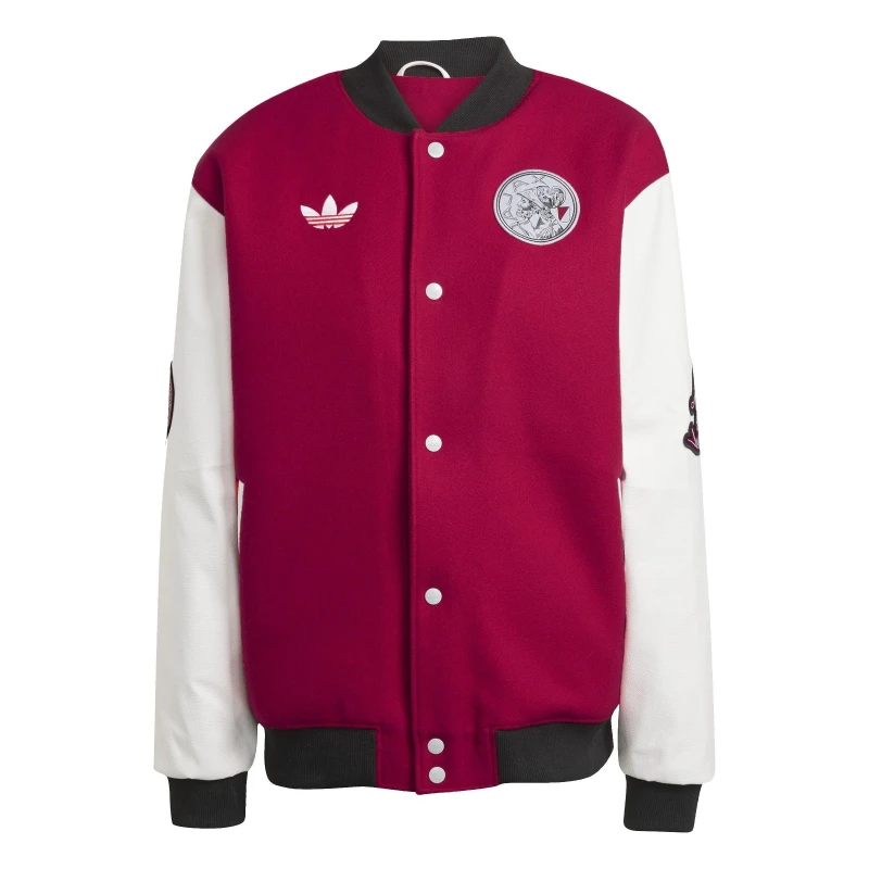 Image of adidas Ajax Amsterdam Graphic Jacket Adults Red/White male S