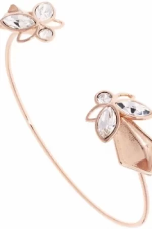 Image of Ted Baker Ladies Rose Gold Plated Gemiaa Geometric Bee Bangle TBJ1620-24-02