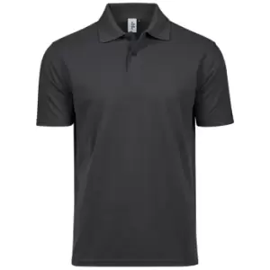Image of Tee Jays Mens Power Pique Organic Polo Shirt (M) (Dark Grey)