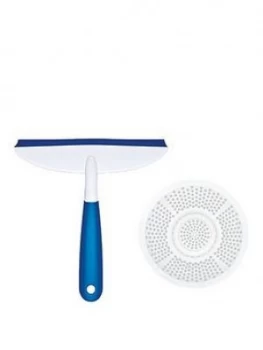 Image of Aqualona Squeegee And Hair Stopper Set