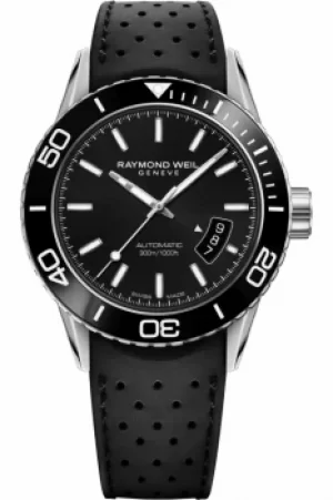 Image of Mens Raymond Weil Freelancer Diver Automatic Watch 2760-SR1-20001