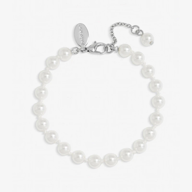 Image of Jon Richard Womens White Pearl Bracelet White Female One Size