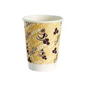 Image of 4Aces Double Wall 8oz Red Bean Paper Cup Pack of 500 HVDWPA08